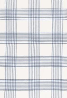 Schumacher Fabric ANTIGUA PLAID CORNFLOWER