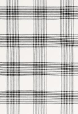 Schumacher Fabric ANTIGUA PLAID JET