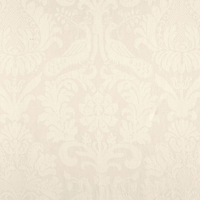 Schumacher Fabric ANNA DAMASK BLANC