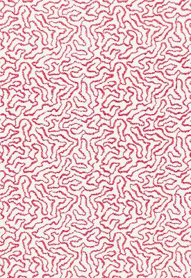 Schumacher Fabric CORALLINA ROUGE