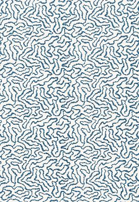 Schumacher Fabric CORALLINA PRUSSIAN BLUE