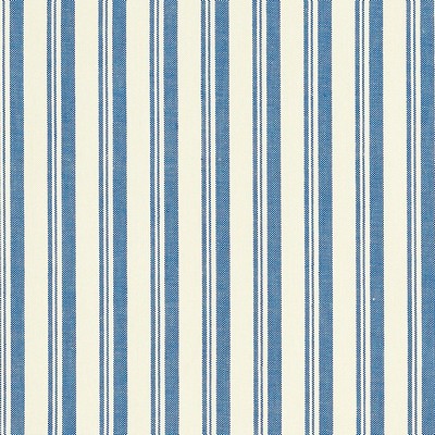 Schumacher Fabric CAPRI NAVY/WHITE