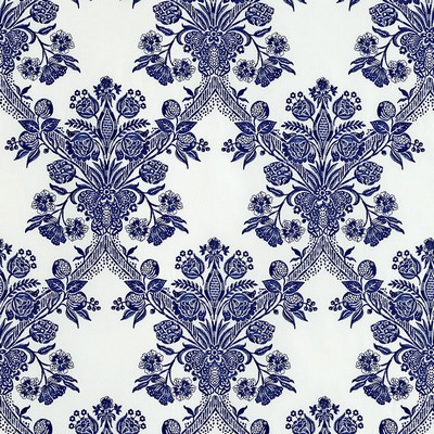Schumacher Fabric CAROLINA ULTRAMARINE