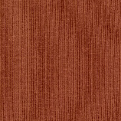 Schumacher Fabric ANTIQUE STRIE VELVET RUSSET