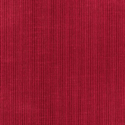 Schumacher Fabric ANTIQUE STRIE VELVET SCARLET