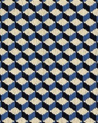 Schumacher Fabric Atwood Cobalt Fabric