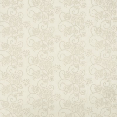 Schumacher Fabric CALLIOPE EMBROIDERY IVORY