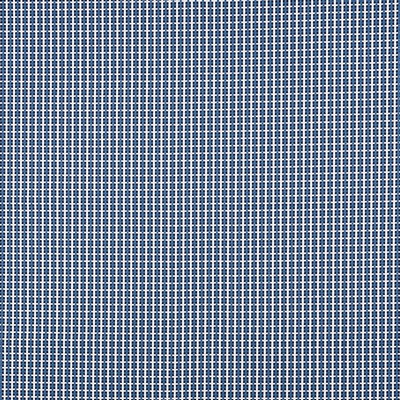 Schumacher Fabric CROSSTOWN TILE BLUE