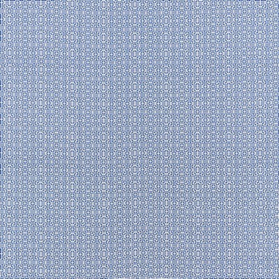 Schumacher Fabric CHINOIS FRET BLUE/WHITE