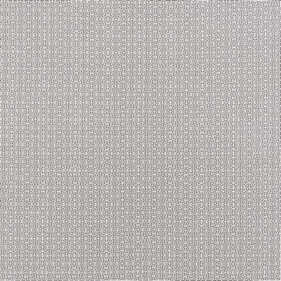 Schumacher Fabric CHINOIS FRET GREY/WHITE