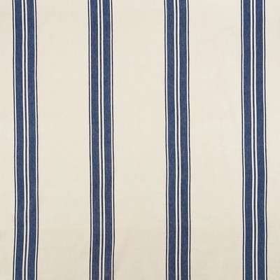 Schumacher Fabric BRENTWOOD STRIPE COBALT