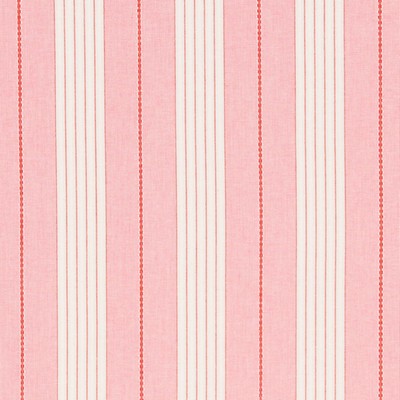 Schumacher Fabric AUDREY STRIPE PINK & RED