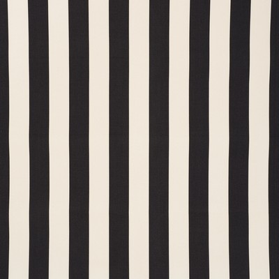 Schumacher Fabric CABANA STRIPE BLACK