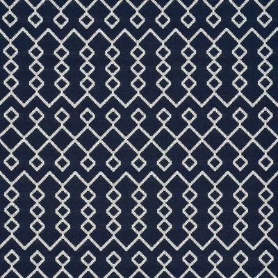 Schumacher Fabric BRICOLETTE NAVY
