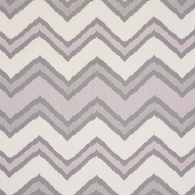 Schumacher Fabric CHEVRON IKAT LILAC