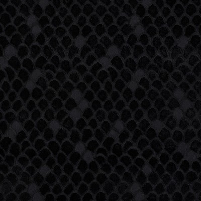 Schumacher Fabric ESTHER VELVET ONYX