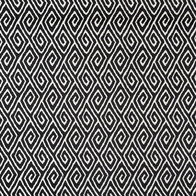 Schumacher Fabric DIAMANTE VELVET ONYX