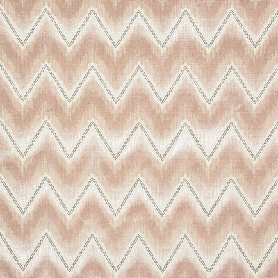 Schumacher Fabric CHEVRON VELVET BLUSH