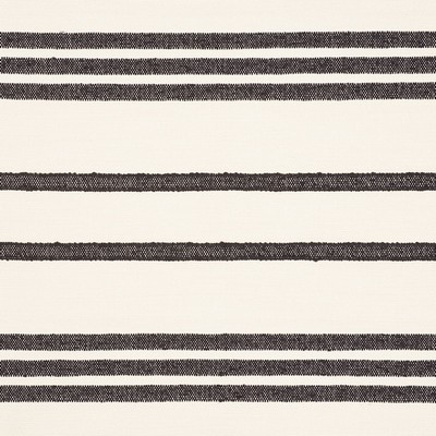 Schumacher Fabric DUNE STRIPE BLACK