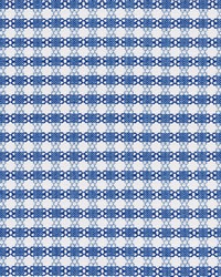 Schumacher Fabric Checkmate Blue Fabric
