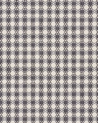 Schumacher Fabric Checkmate Graphite Fabric