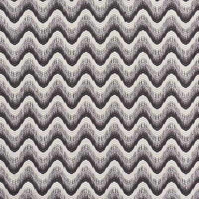 Schumacher Fabric BARGELLO WAVE GRAPHITE