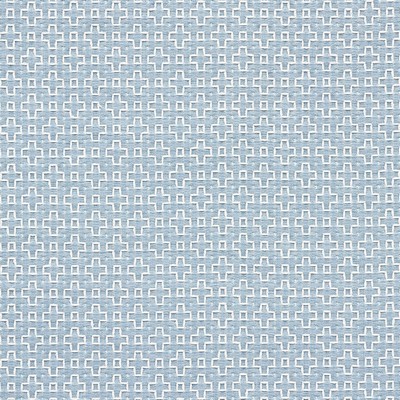 Schumacher Fabric SCOUT EMBROIDERY SKY