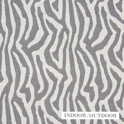 Schumacher Fabric AMANZI CHARCOAL