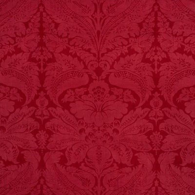 Schumacher Fabric CORDWAIN VELVET RED