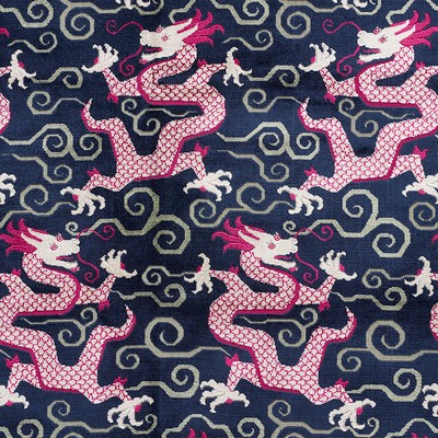Schumacher Fabric BIXI VELVET SAPPHIRE