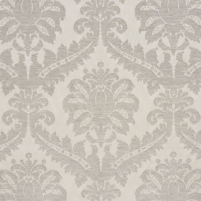 Schumacher Fabric CRAWFORD DAMASK PLATINUM
