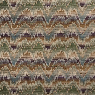 Schumacher Fabric CARPENTER FLAMESTITCH MOSS