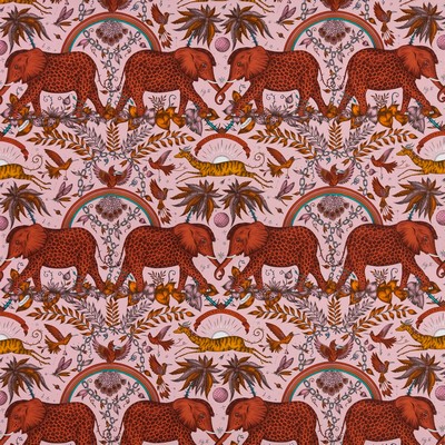 Clarke and Clarke ZAMBEZI SATIN BLUSH