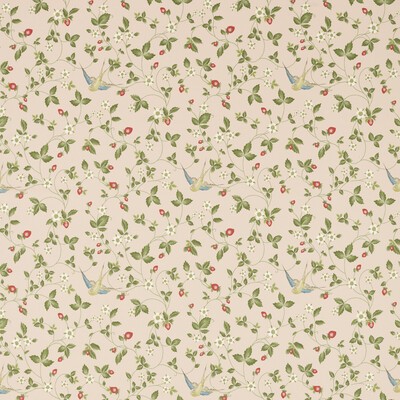 Clarke and Clarke WILD STRAWBERRY BLUSH LINEN