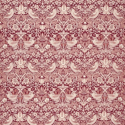 Clarke and Clarke STRAWBERRY THIEF JACQUARD PLUM