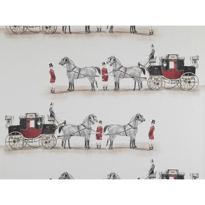 Kravet ARANJUEZ CRUDO/ROJO