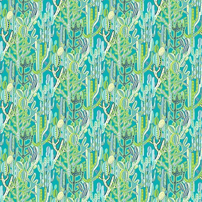 Kravet CACTUS AZUL/VERDE