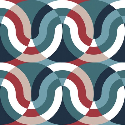 Kravet KIMI AZUL/ROJO