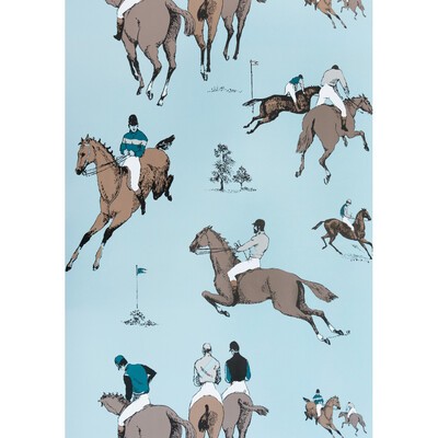 Kravet Wallcovering HIPODROMO AZUL