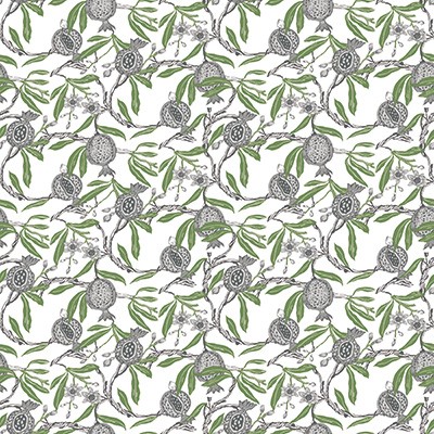 Kravet Wallcovering GRANADAS BLANCO/VERDE