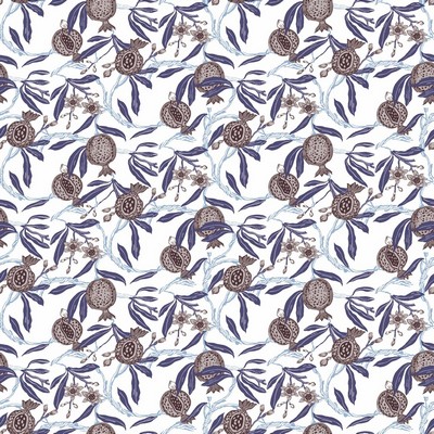 Kravet Wallcovering GRANADAS BLANCOBERENJENA