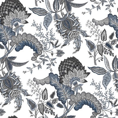 Kravet Wallcovering PARAISO AZUL/GRIS