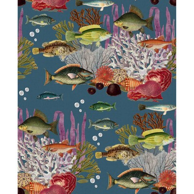 Kravet Wallcovering CORALES AZULOSCURO