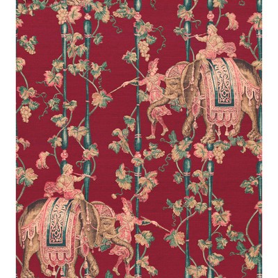 Kravet Wallcovering ELEFANTES BURDEOS