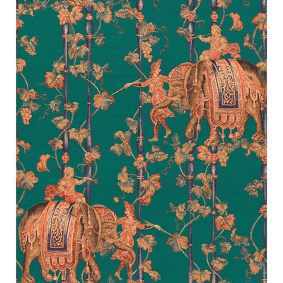 Kravet Wallcovering ELEFANTES VERDE ESMERALDA