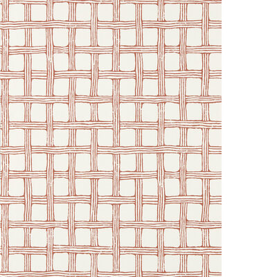 Kravet Wallcovering FRETWORK WP LADYBIRD RED