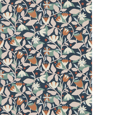 Kravet Wallcovering DANCING DAISIES WP MIDNIGHT