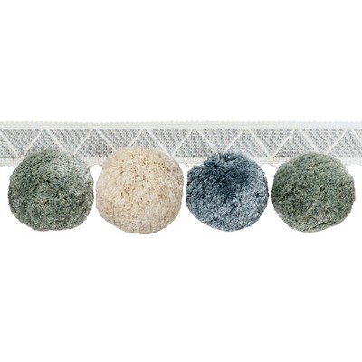 Kravet Trim PHUKET POMS SEAGLASS