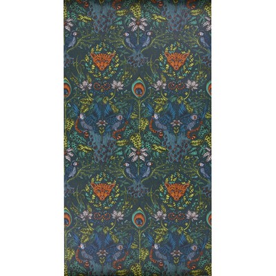 Clarke and Clarke Wallpaper AMAZON NAVY
