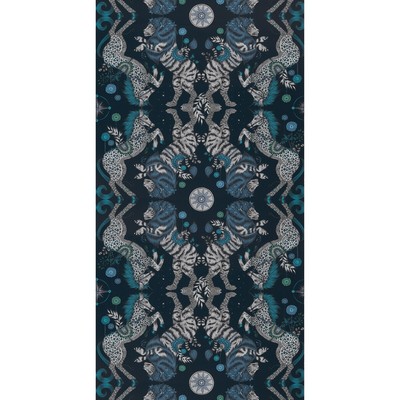 Clarke and Clarke Wallpaper CASPIAN WP NAVY 